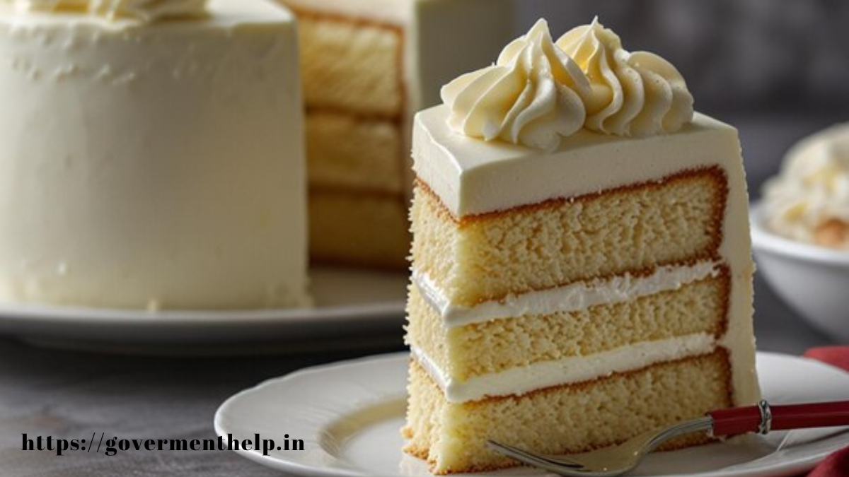 Eggless Vanilla Cake