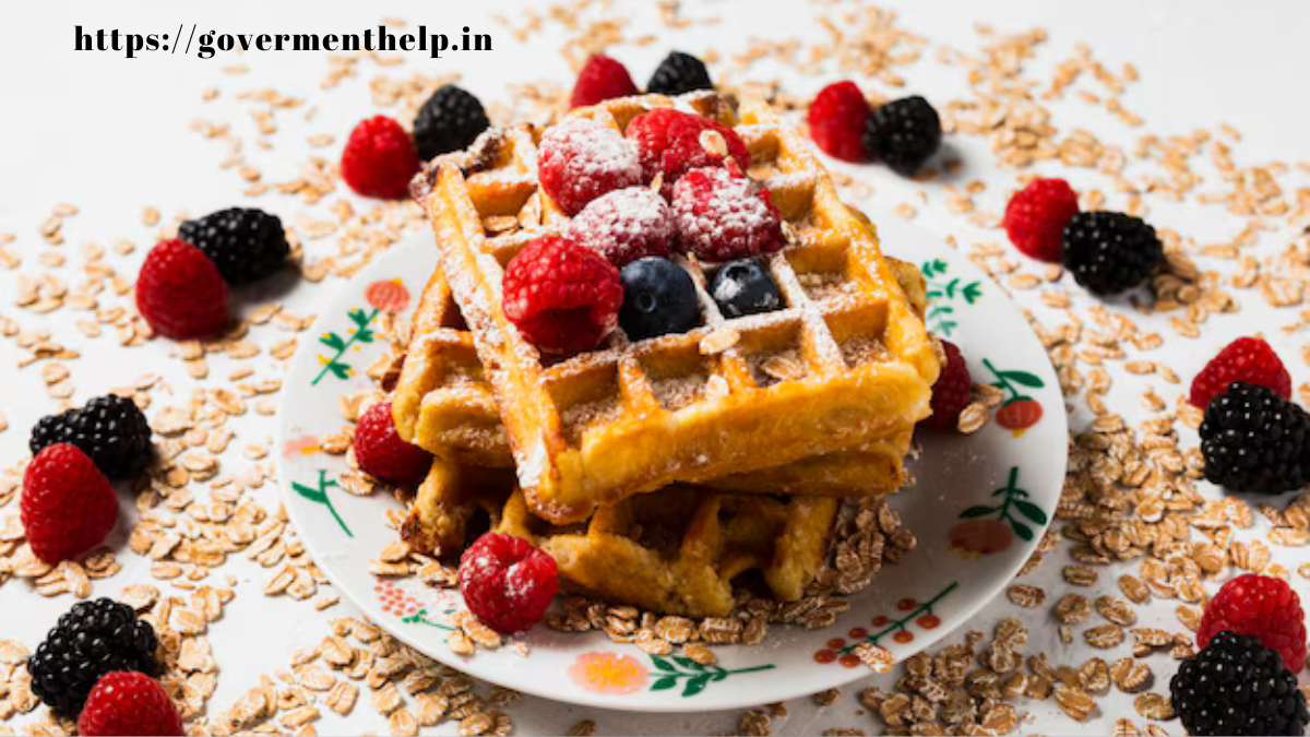 Eggless waffle