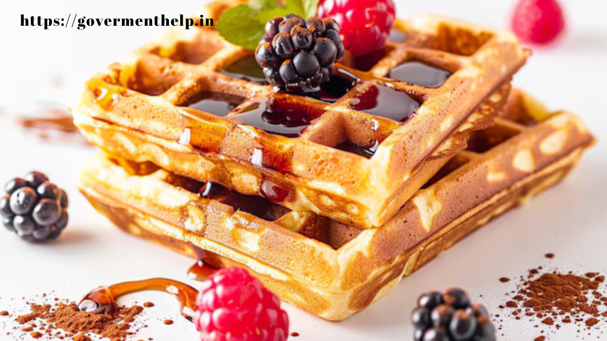 Eggless waffle