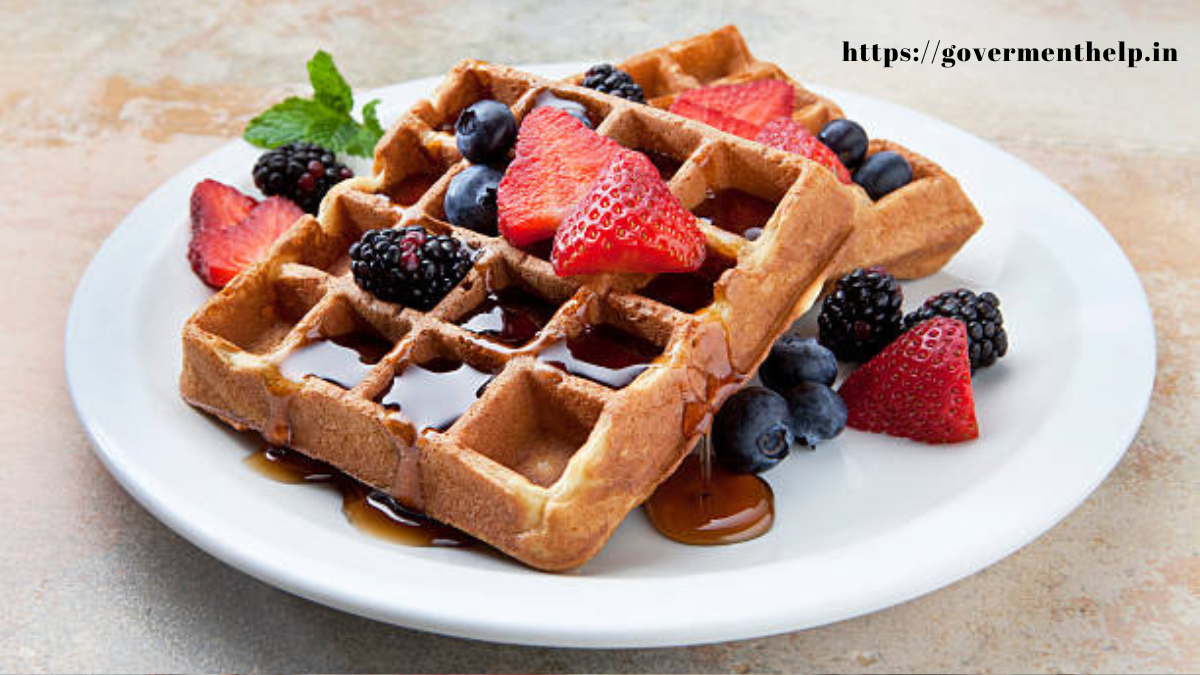 Eggless waffle