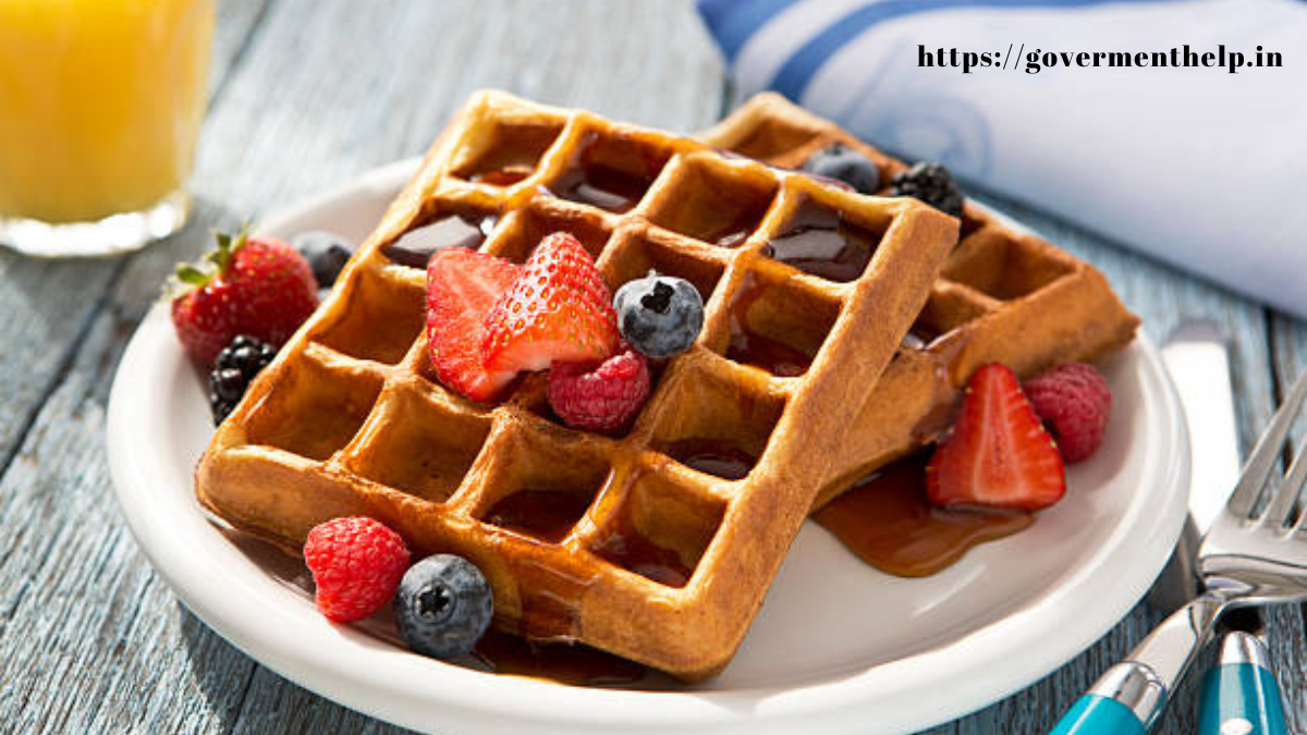 Eggless waffle