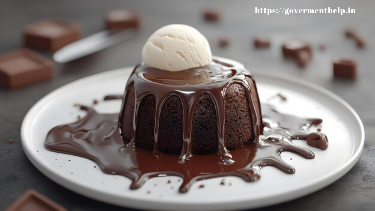 Eggless Chocolate Lava Cake