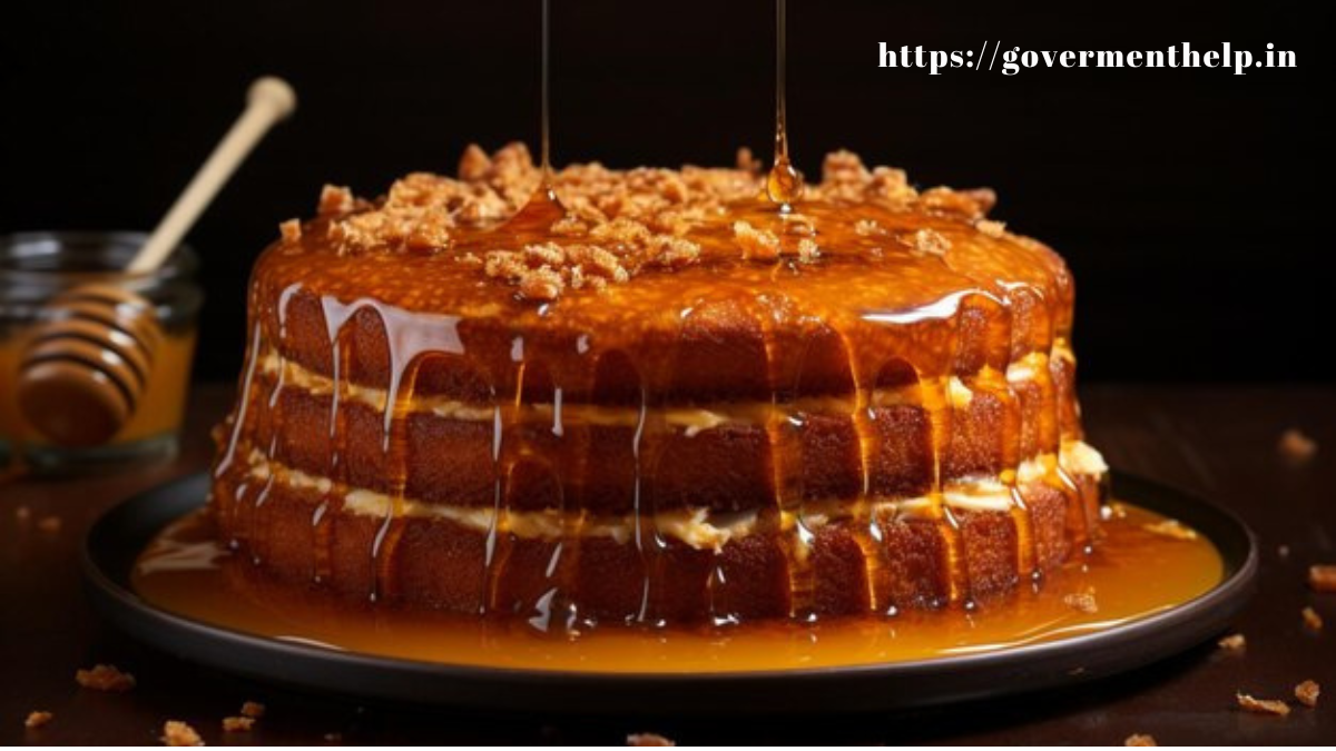 Eggless Honey Cake