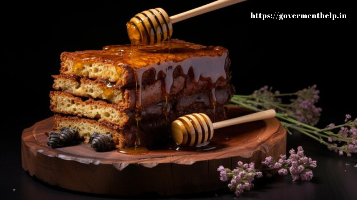 Eggless Honey Cake