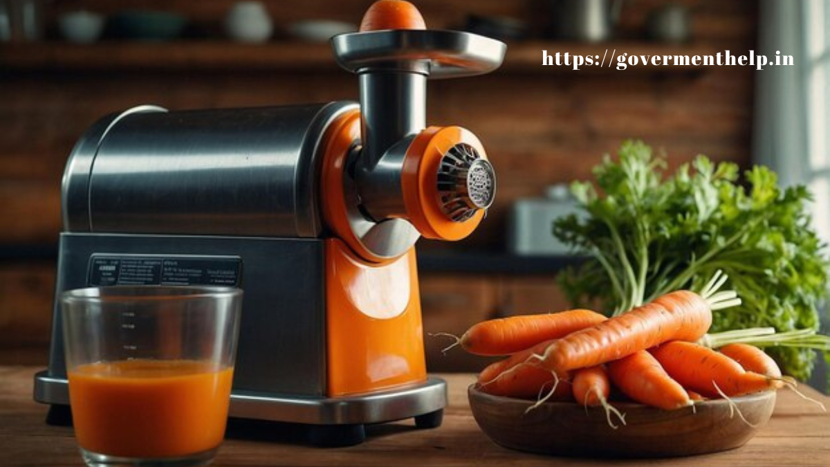 Carrot juice machine