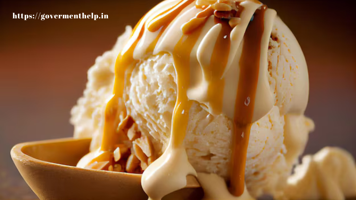 Butterscotch ice cream