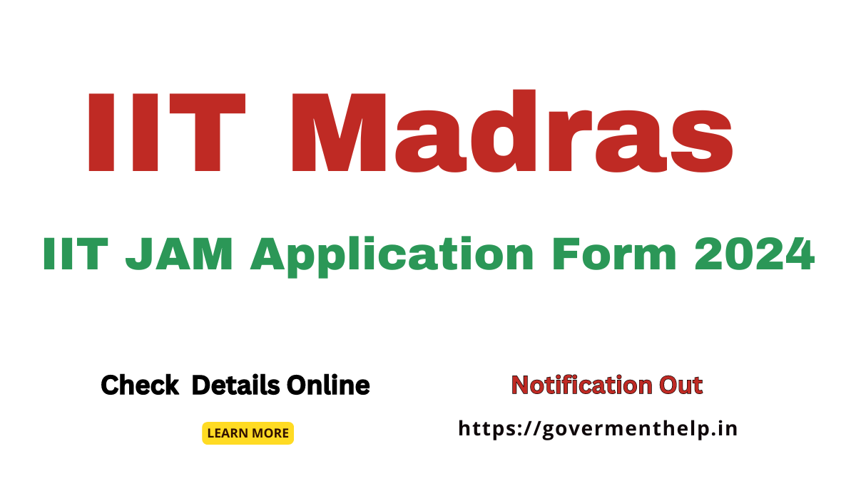 IIT JAM Application Form