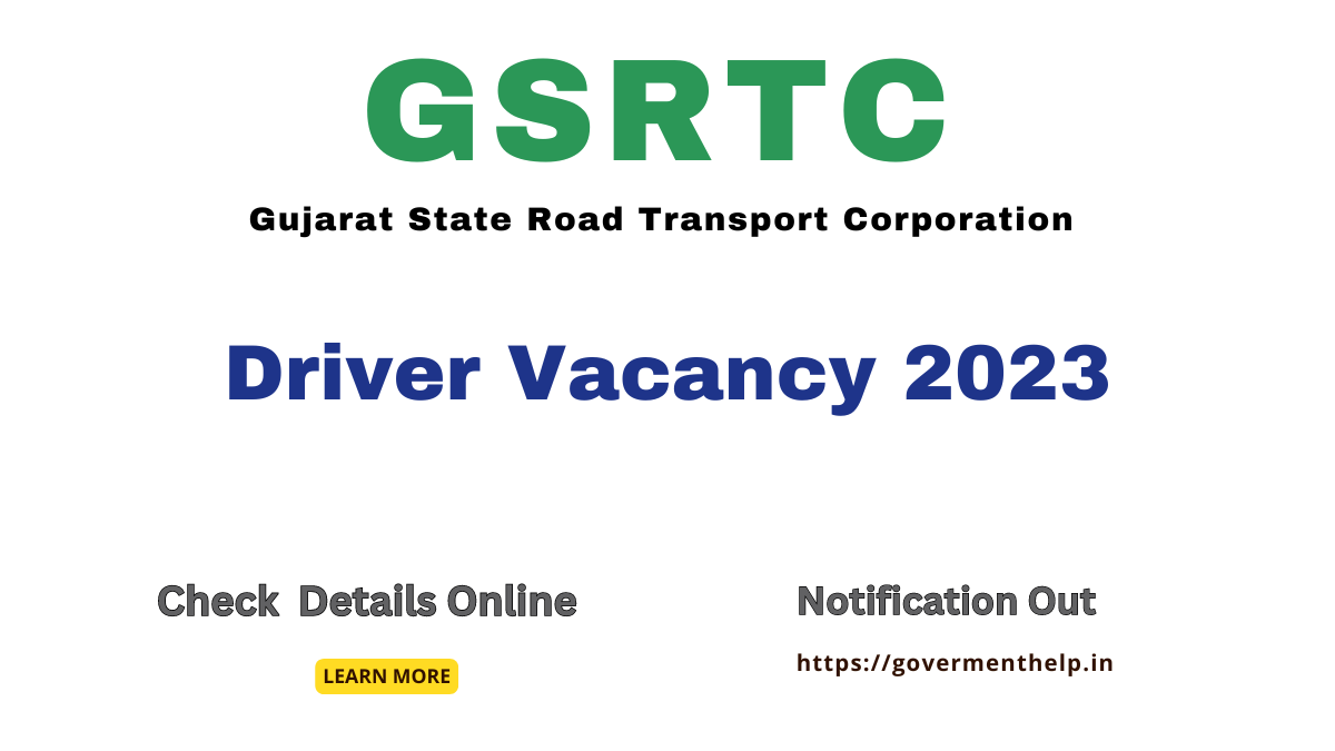 Driver Vacancy 2023