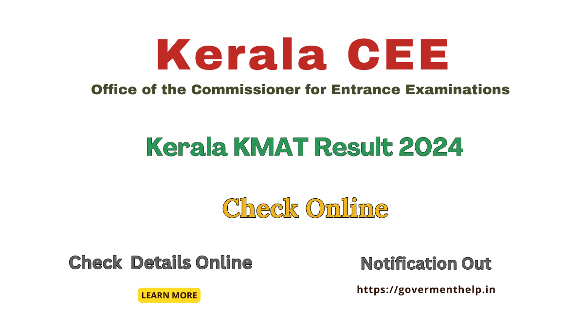 Kerala KMAT Result 2024