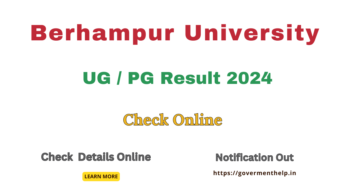 Berhampur University Result 2024