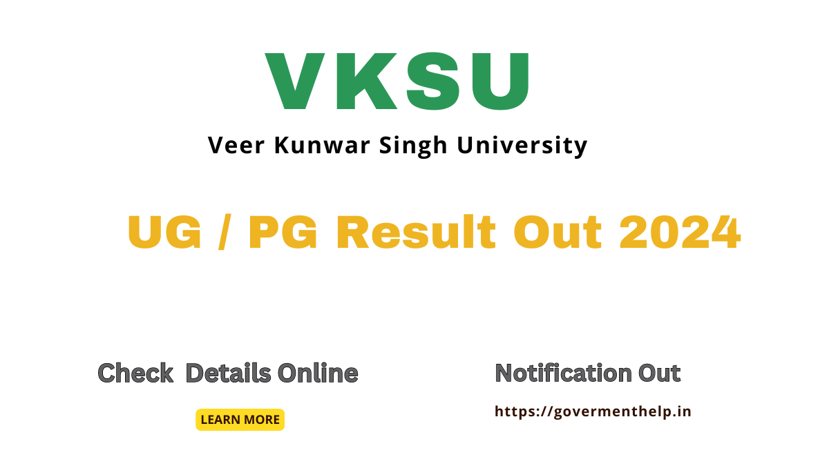 VKSU UG 1st Semester Result 2024