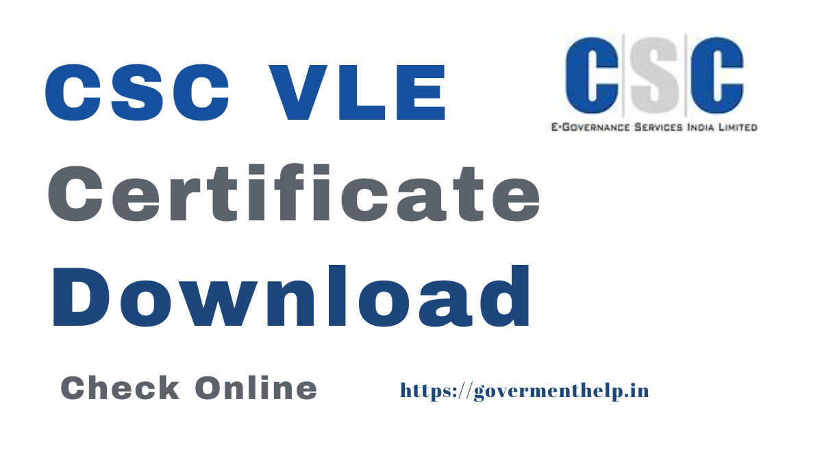 CSC Certificate