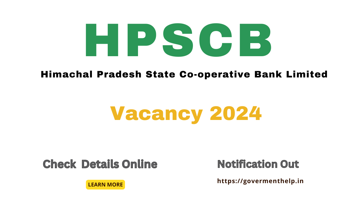 HPSCB Recruitment 2024