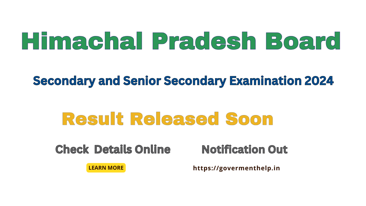 Himachal Pradesh Board Result 2024