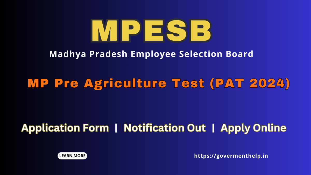 MP PAT Application Form 2024