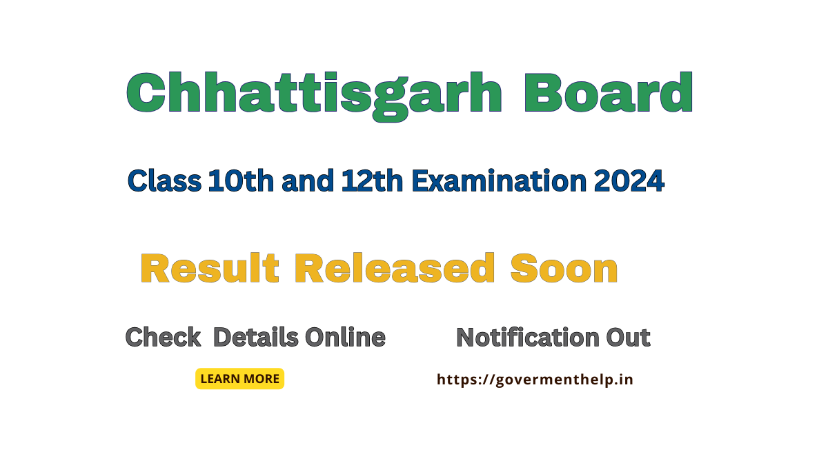 Chhattisgarh Board Result 2024