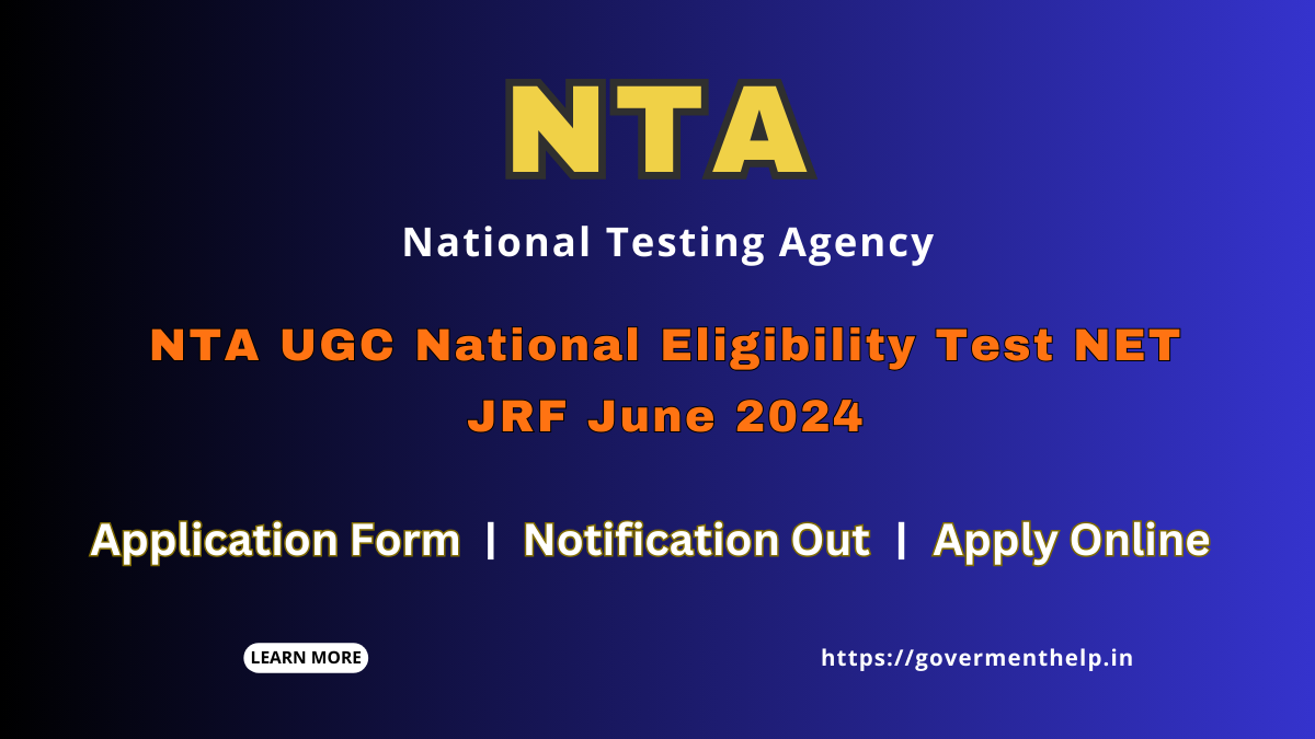 NTA UGC NET Application Form 2024