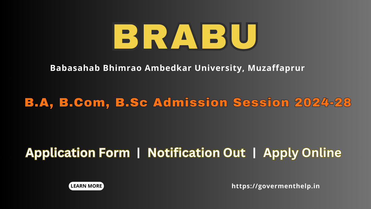 BRABU UG Admission 2024