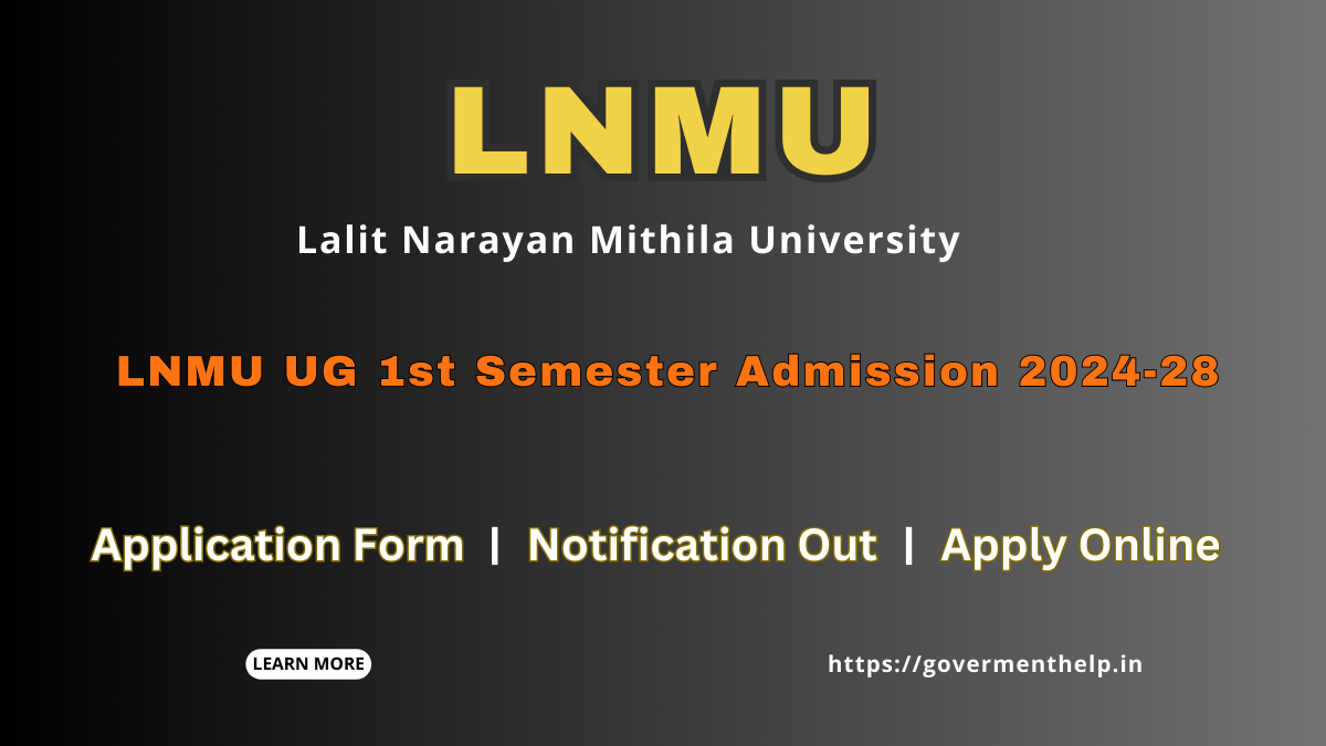 LNMU UG Admission 2024