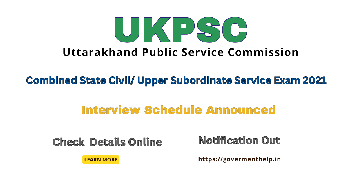 UKPSC PCS Interview 2023