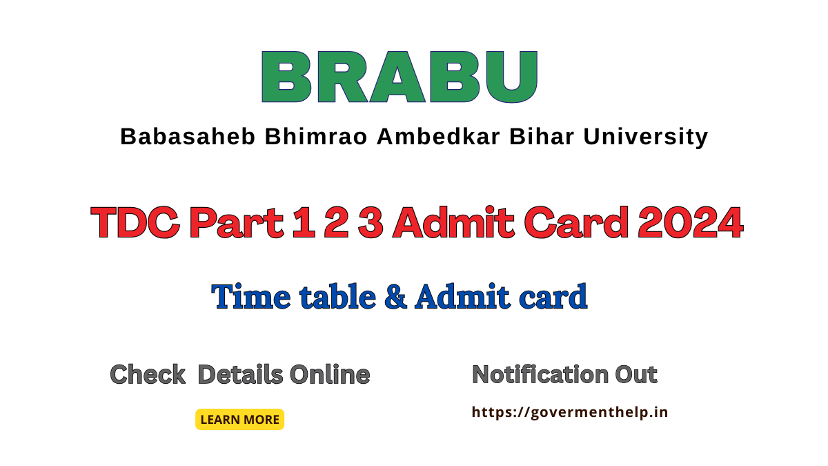 BRABU Exam Date 2024