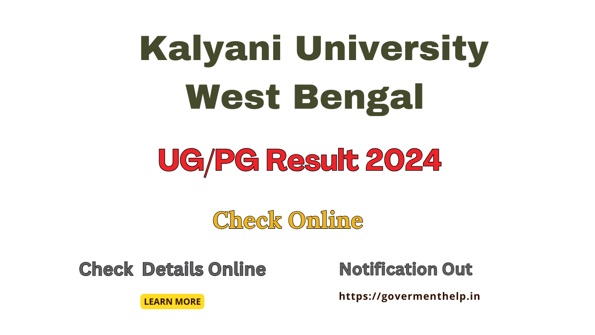 Kalyani University Result 2024