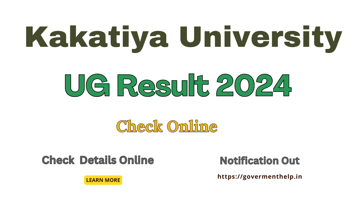 Kakatiya University UG Results 2024