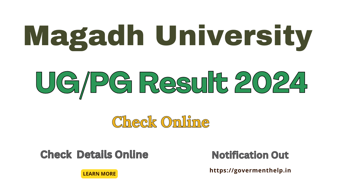 Magadh University Admit Card 2024