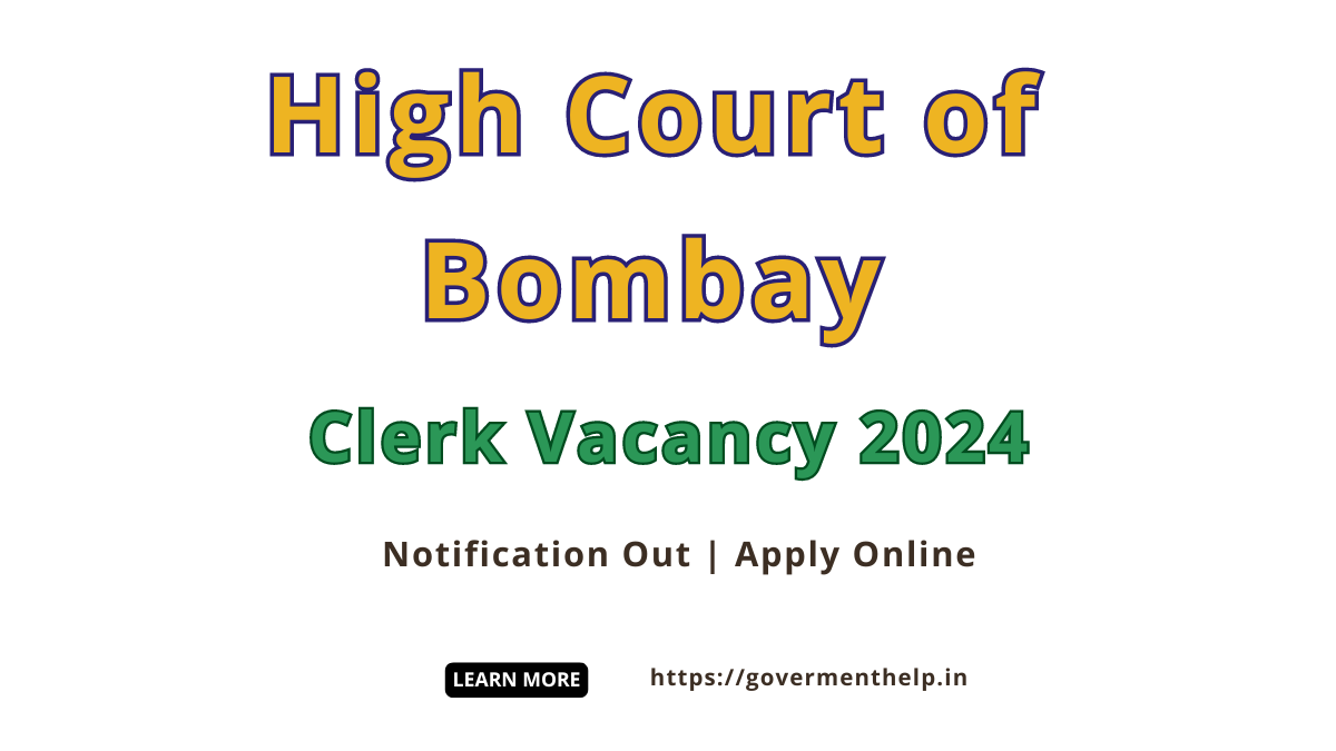 Bombay High Court Recruitment 2024