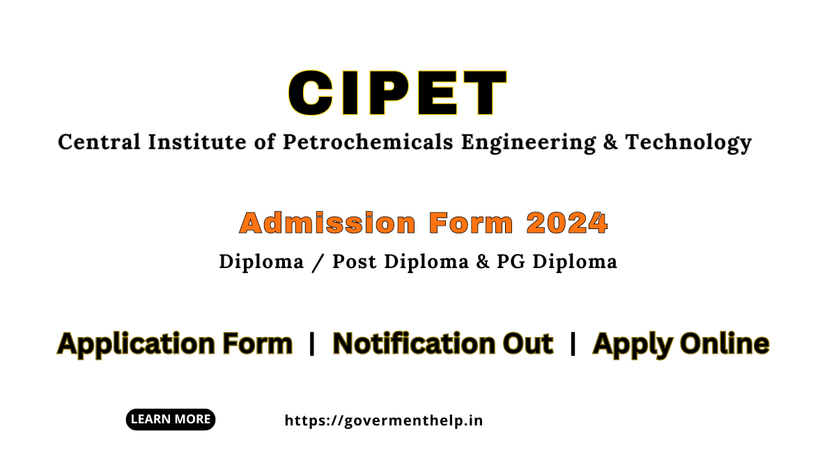 CIPET Admission Form 2024