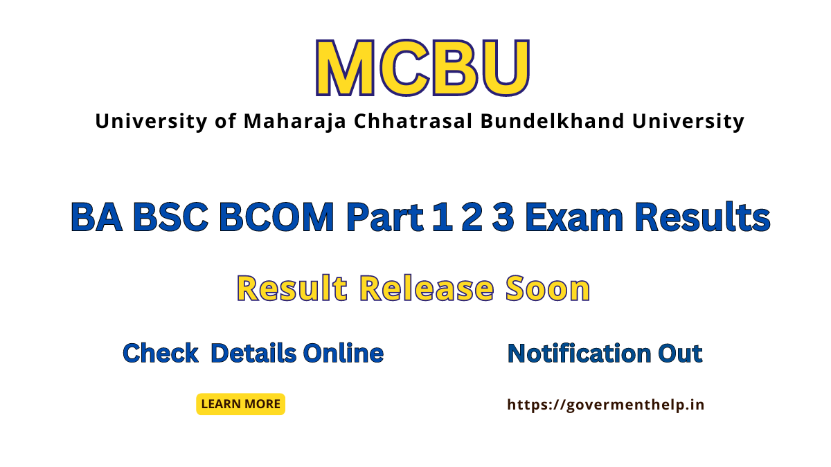 MCBU UG Part 1 2 3 Result 2024