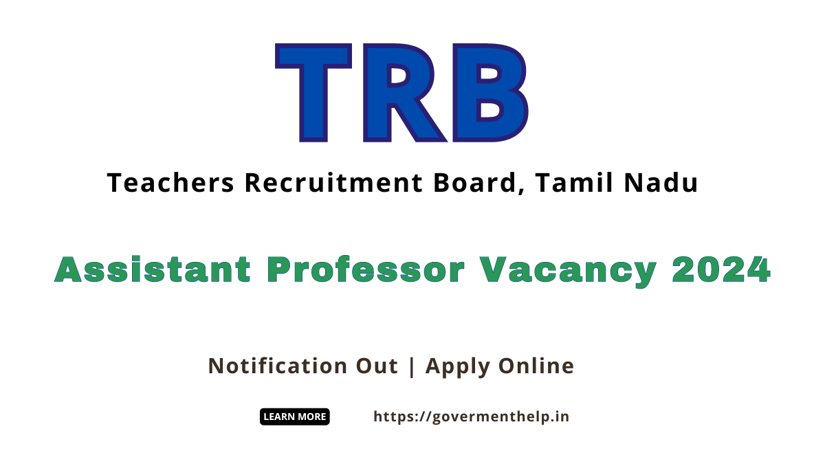 TRB Recruitment 2024