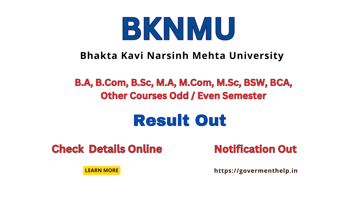 BKNMU Result 2024