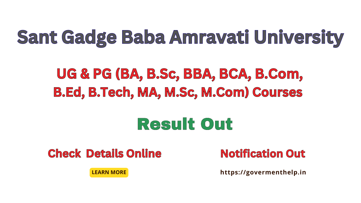 SGBAU Result 2024