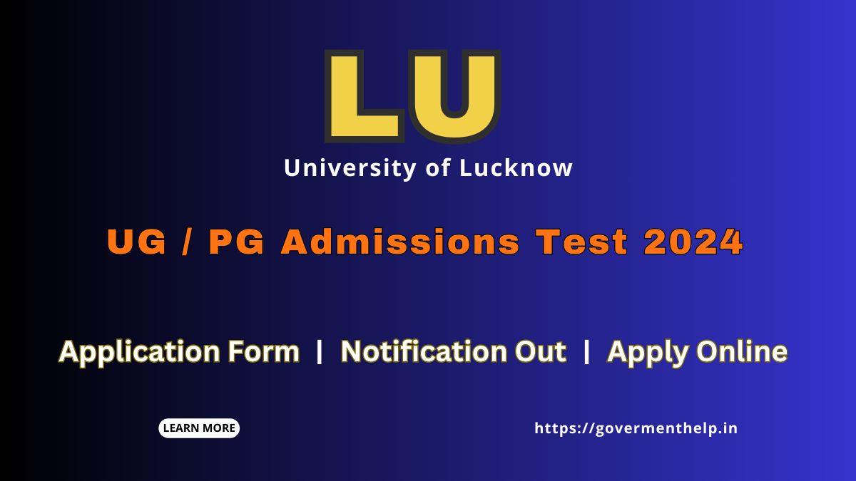 Lucknow University Admission 2024