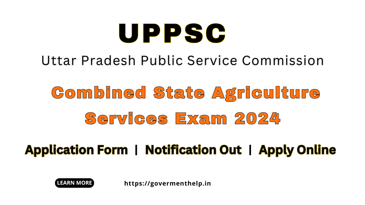 UPPSC Combined State Agriculture Services