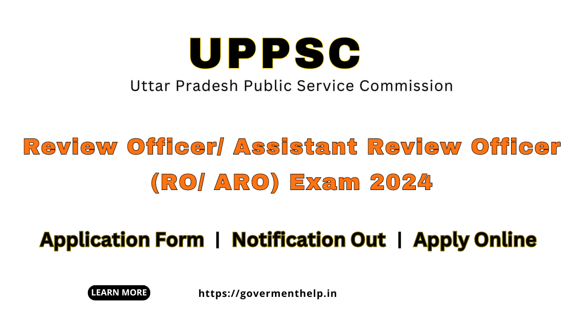 UPPSC RO/ ARO Exam Date 2024