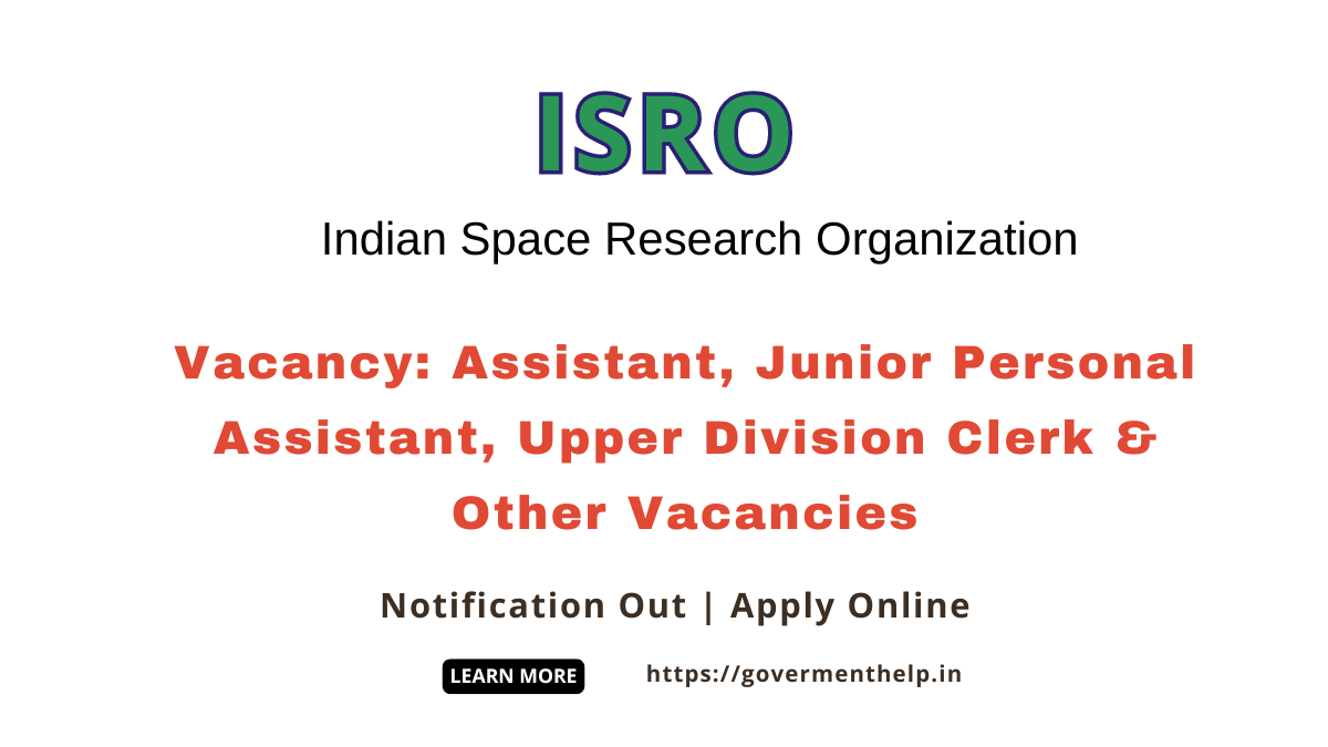 ISRO Various Vacancy