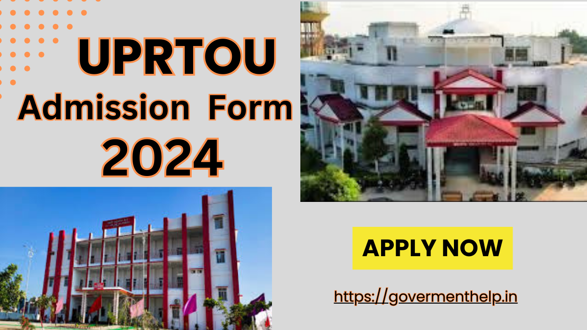 UPRTOU Admission Online Form 2024