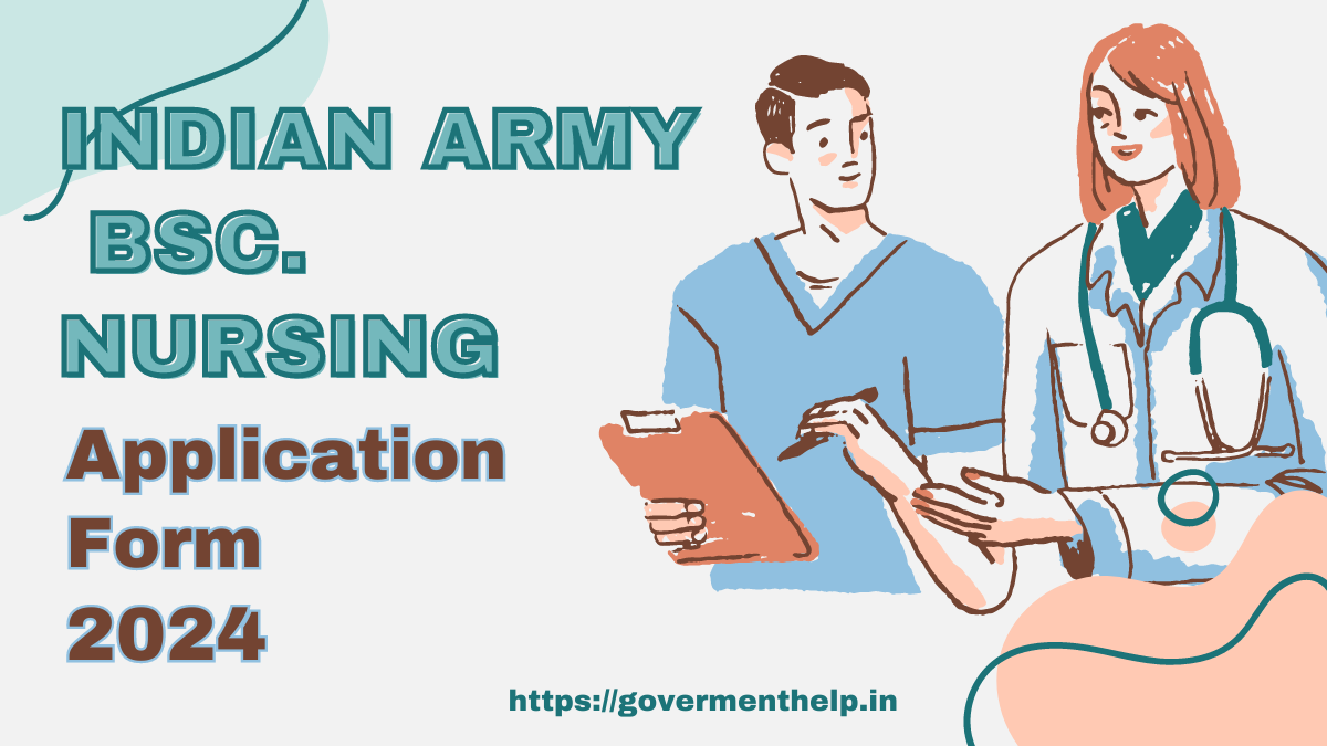 Indian Army B.Sc. Nursing 2024