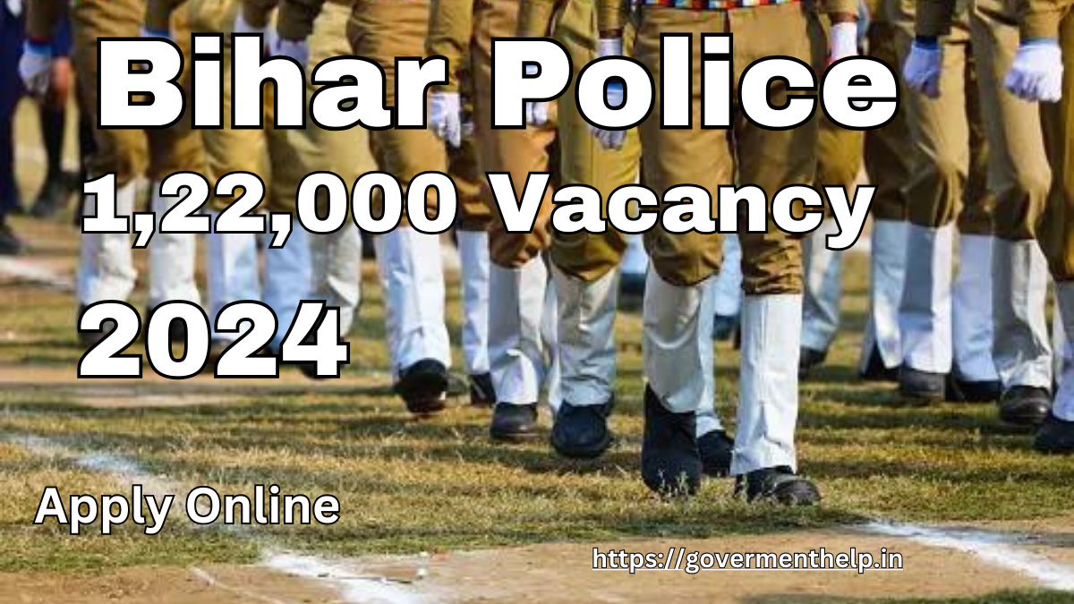 Bihar Police New Vacancy 2024