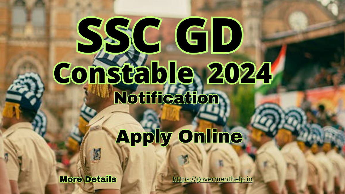 SSC GD Constable Online Form 2024