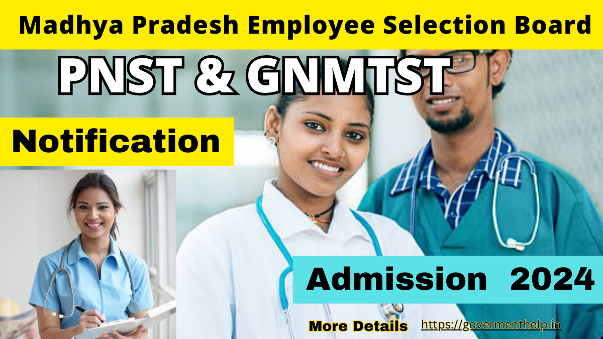 MPESB PNST / GNMTST Online Form 2024