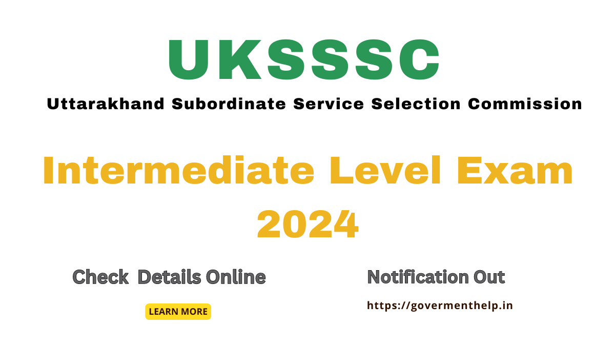 UKSSSC Intermediate Level Result 2023