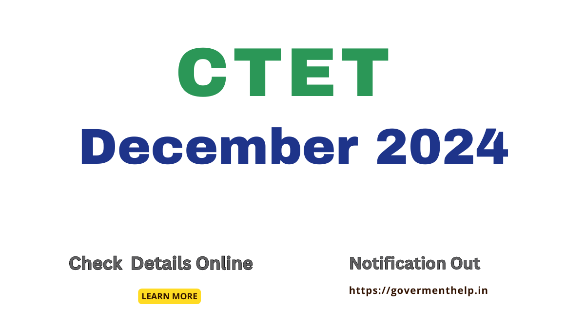 CTET December 2024