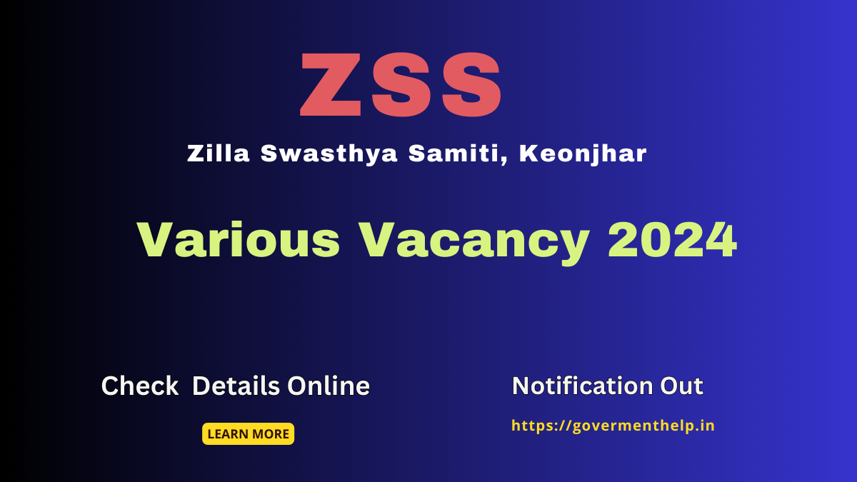 ZSS Various Vacancy 2024