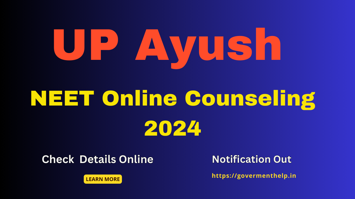 UP Ayush NEET Online Counseling