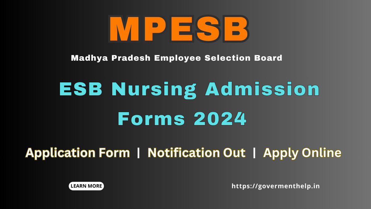 MP ESB Nursing Admissions forms