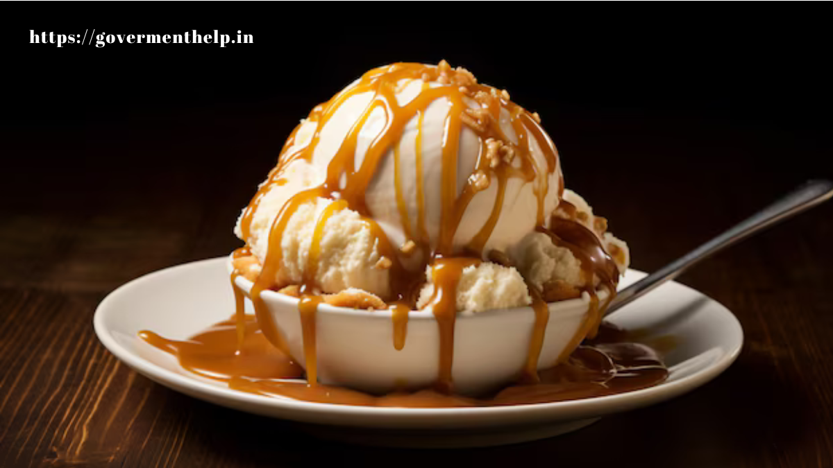 Butterscotch ice cream